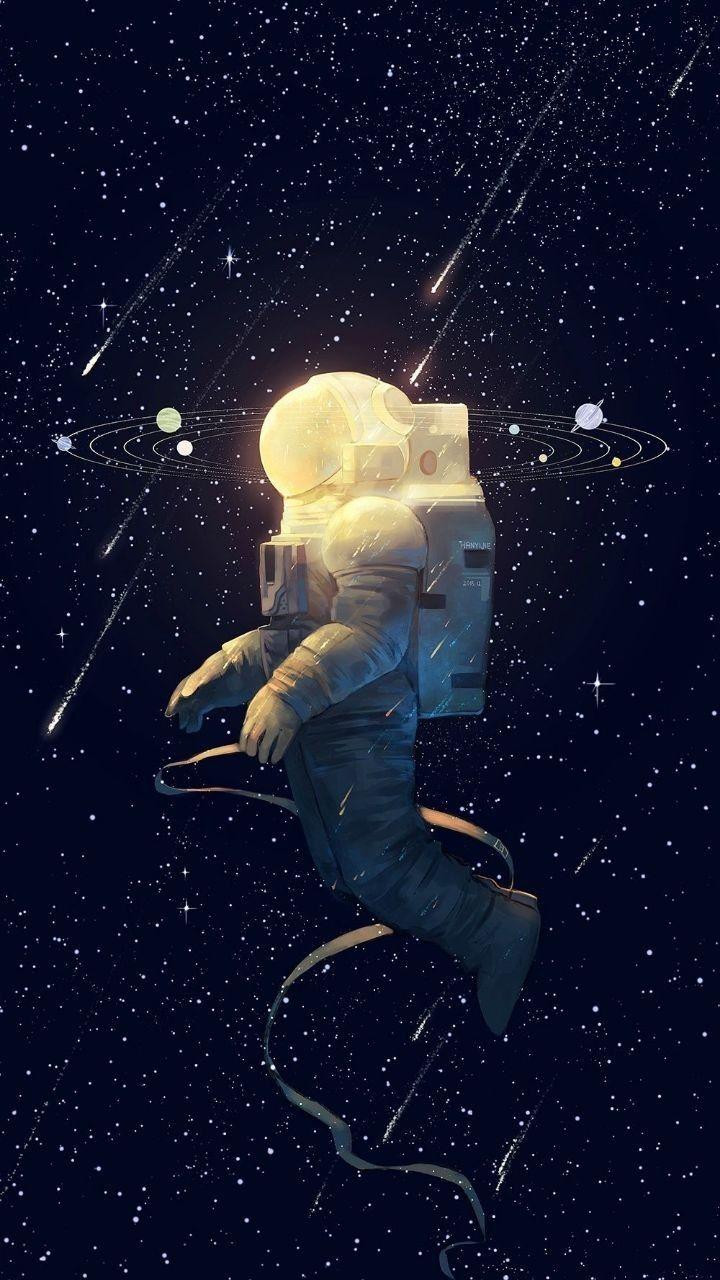 Astronaut. hpstr. Space illustration, Astronaut wallpaper 및 I