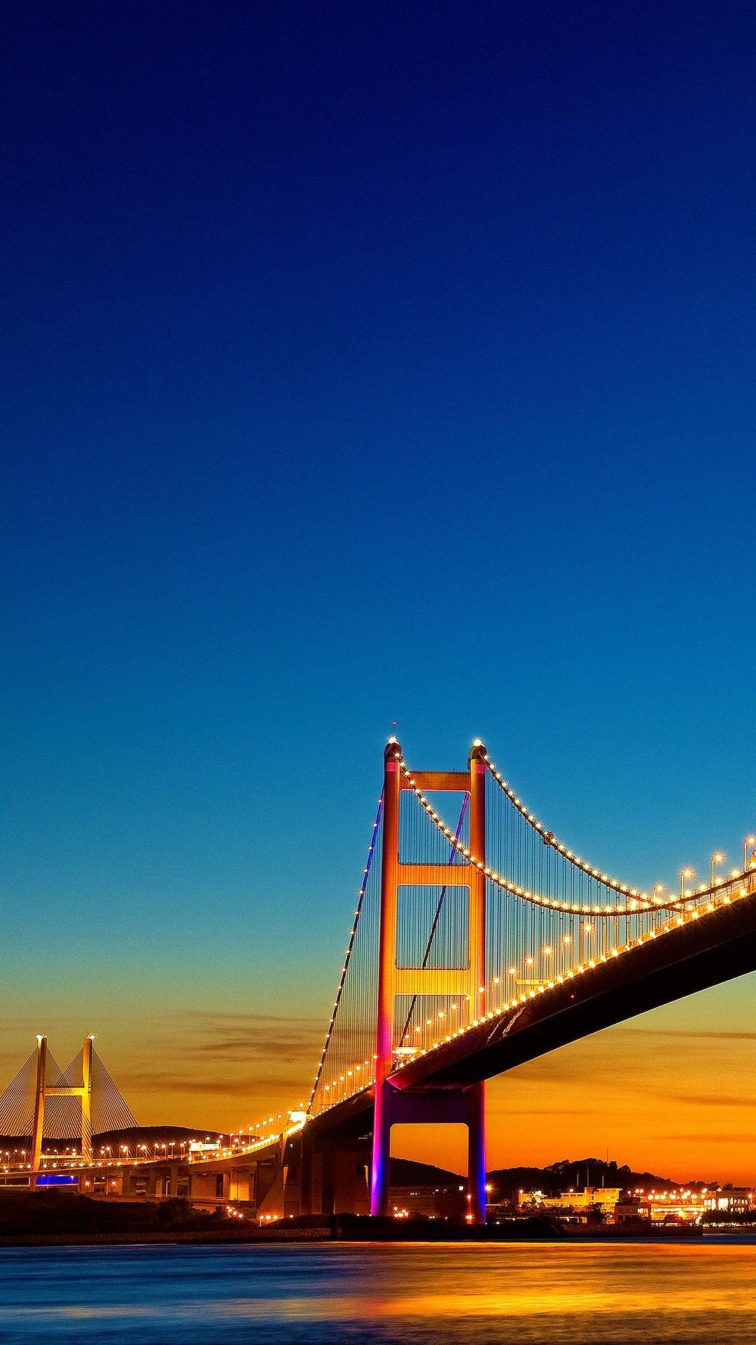 Places #Golden Gate Bridge Night San Francisco #wallpaper HD 4k