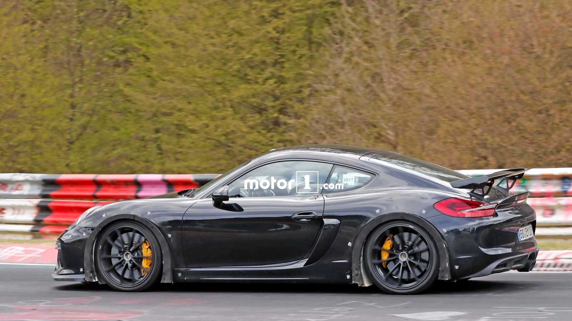Porsche 718 Cayman GTS Spied Undisguised On The Nürburgring