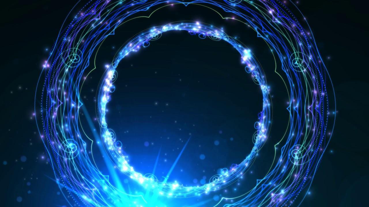 4K Blue Moving Background Rings #AAVFX Live Wallpaper