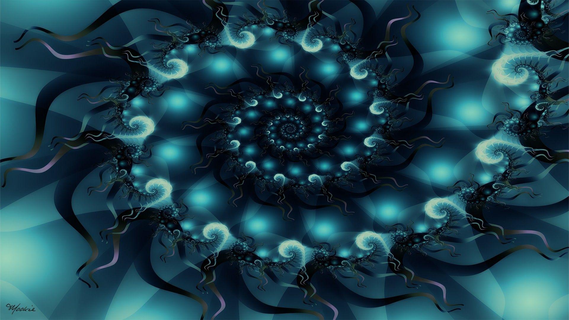 Fractal Wallpaper 1920X1080. abstract fractals spiral fresh HD