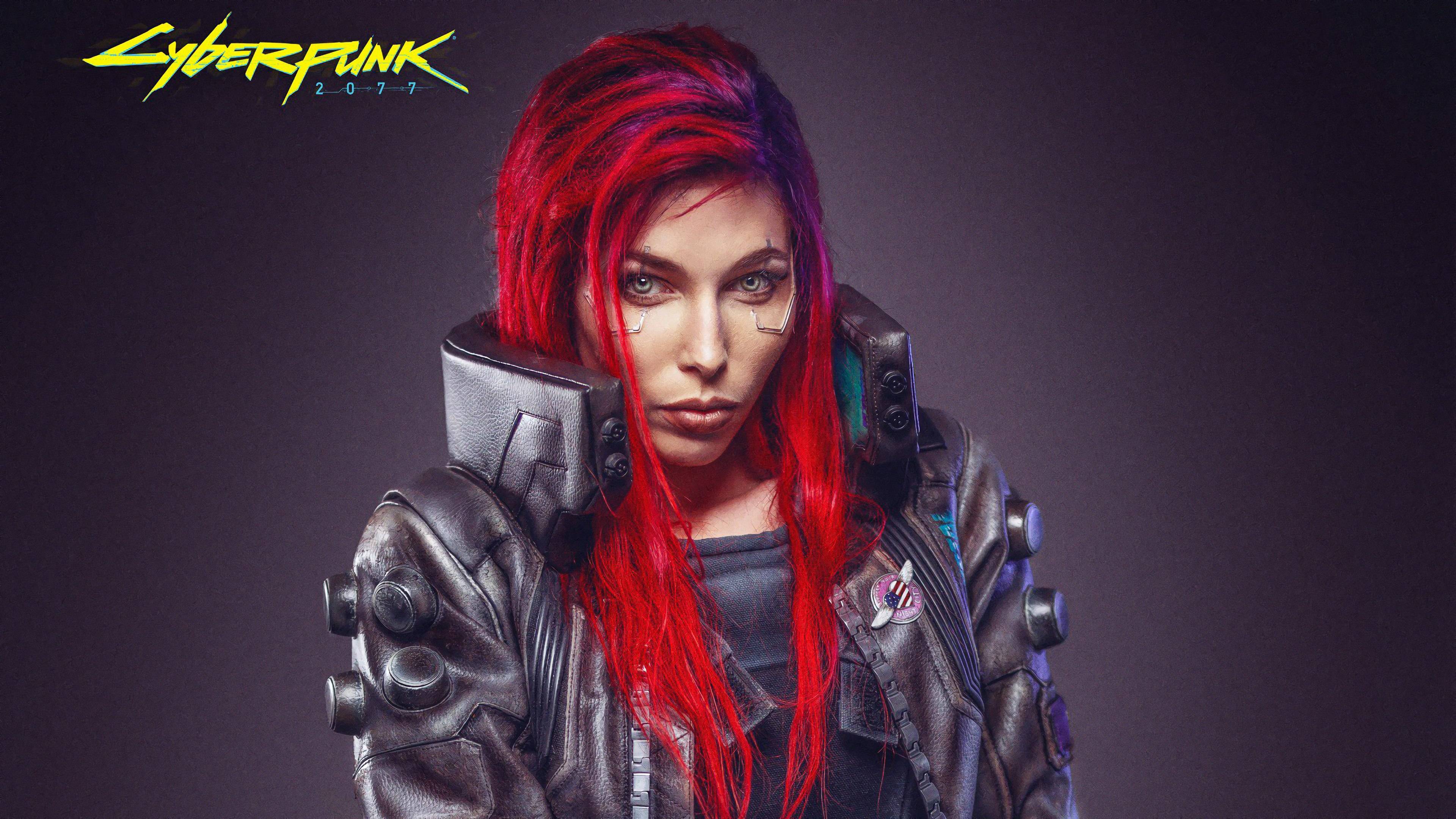 Cyberpunk 2077 Female V 4K Wallpaper #3.1542