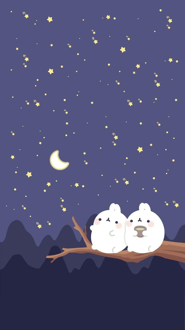 Image about cute in Molang. (Wallpaper.)