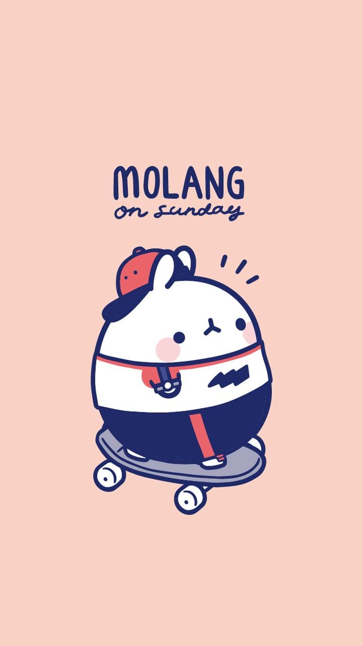 image about Molang wallpaper. See more about