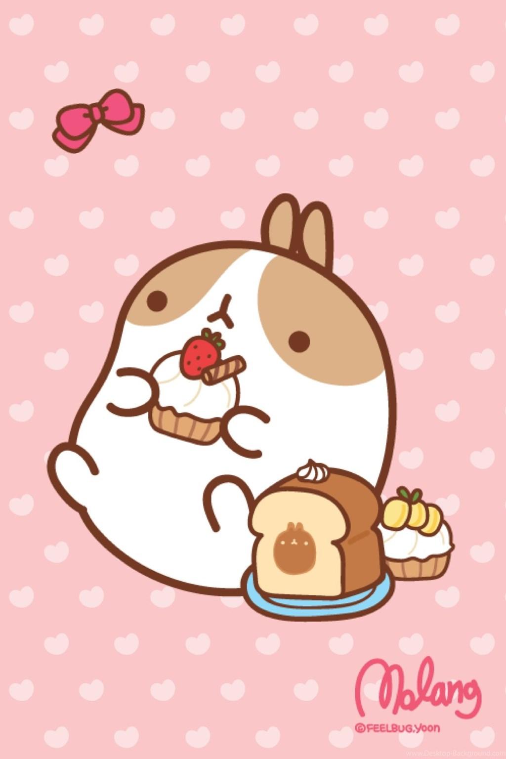 Molang iPhone Theme & Wallpaper