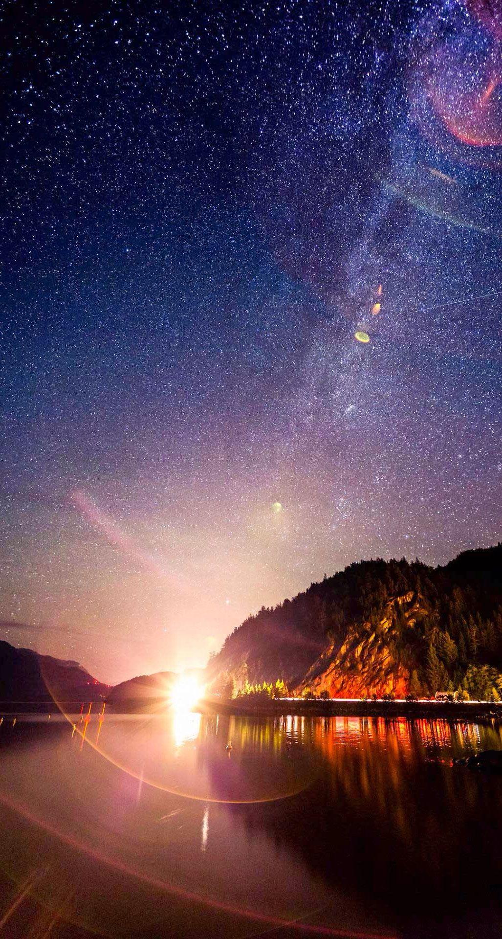 Milky Way. Calm your mood with these 10 Peaceful Evening Scenery