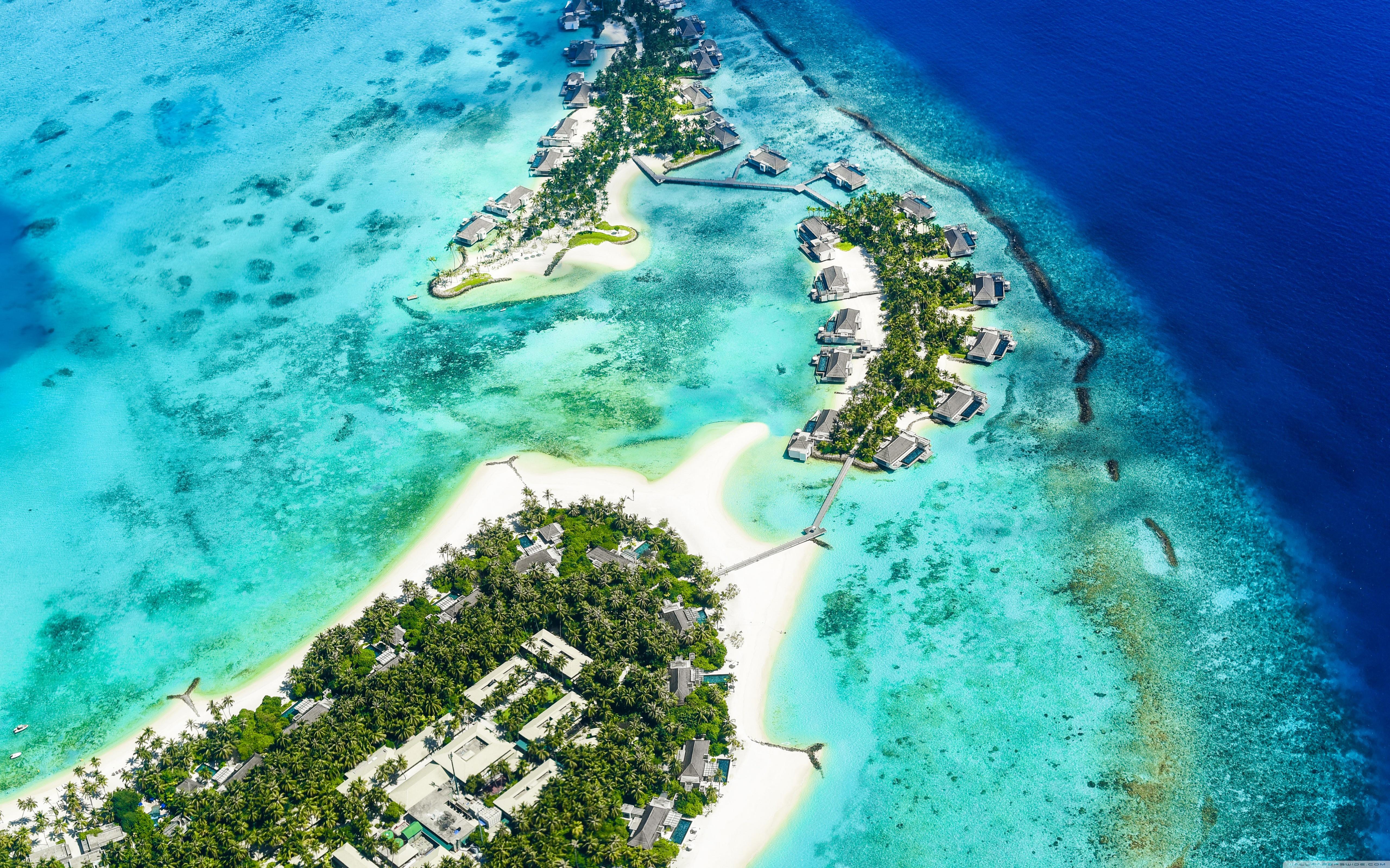 Beach Islands Aerial view 5K ❤ 4K HD Desktop Wallpaper for 4K Ultra