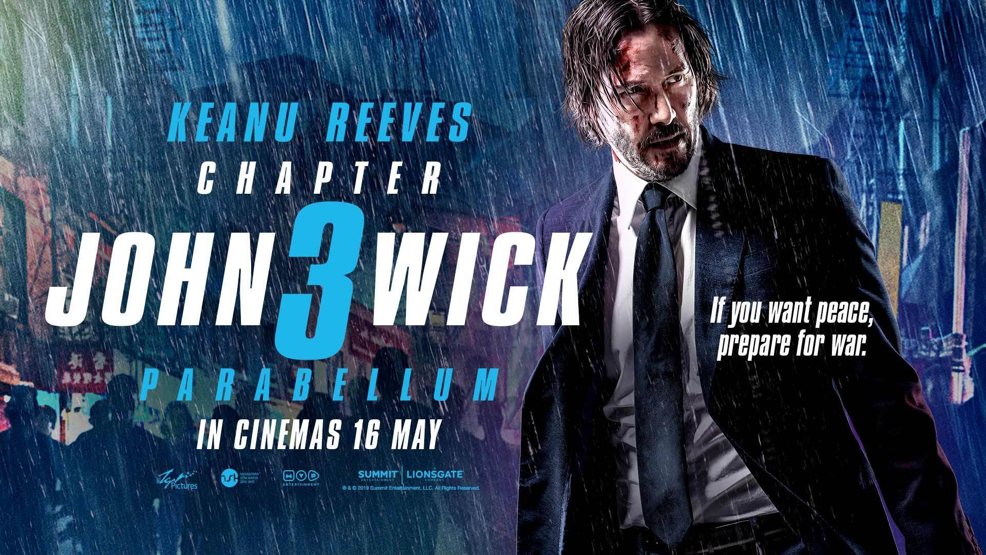 Contest: Win Premiere Passes To Watch John Wick: Chapter 3. Hype