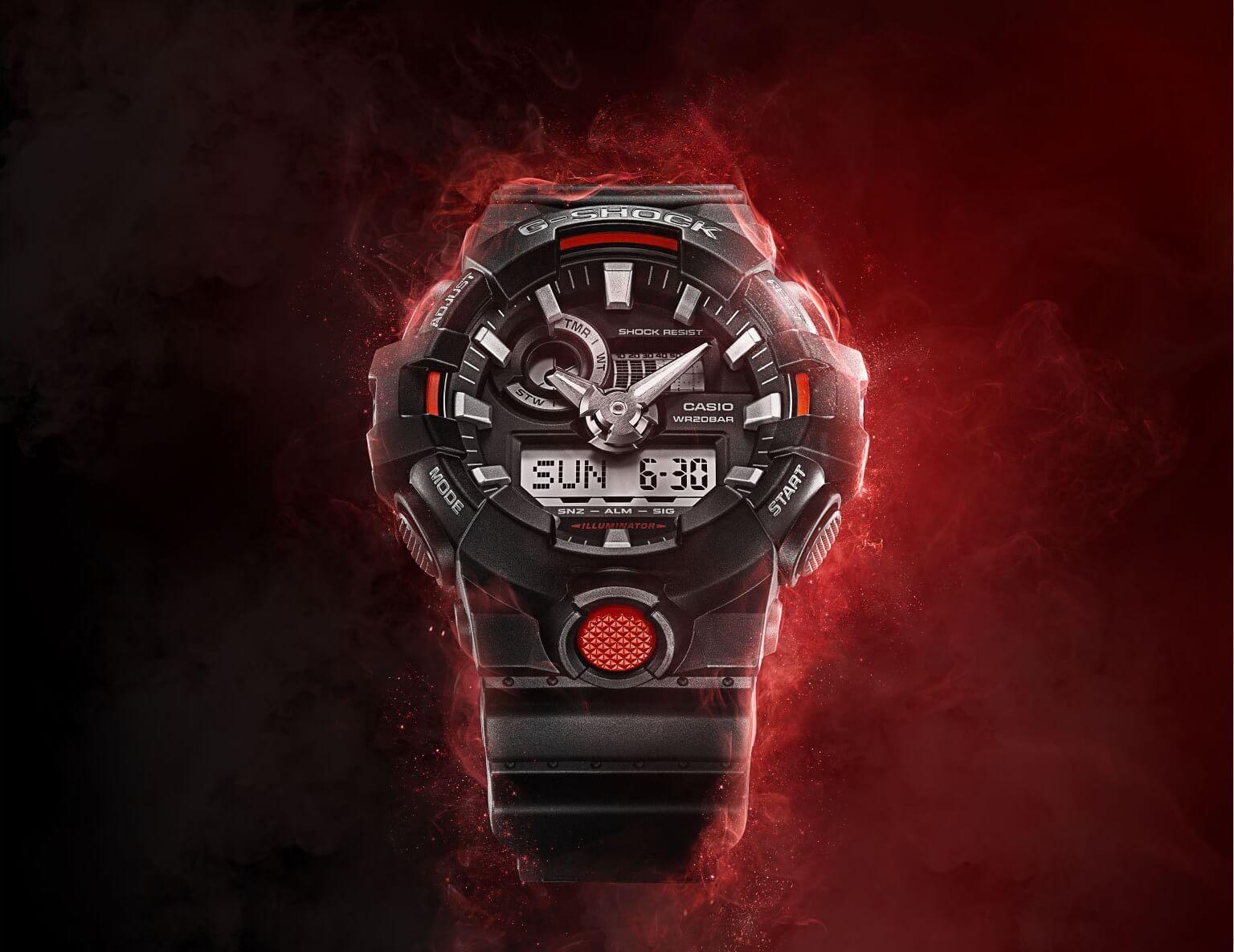 G Shock GA 700 Analog Digital With Front Light Button