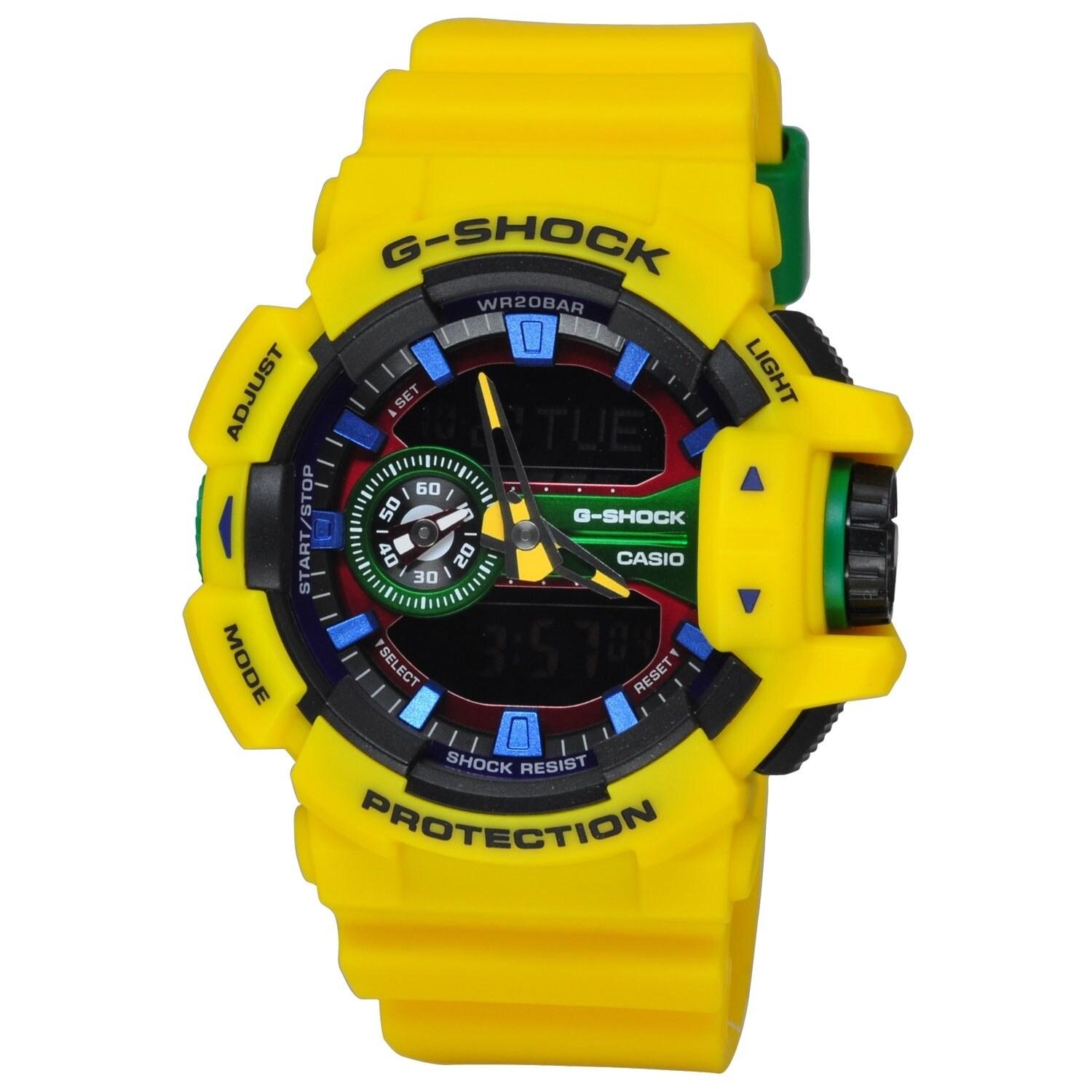 Shop Casio G Shock GA400 9A Red Dial Watch Shipping Today