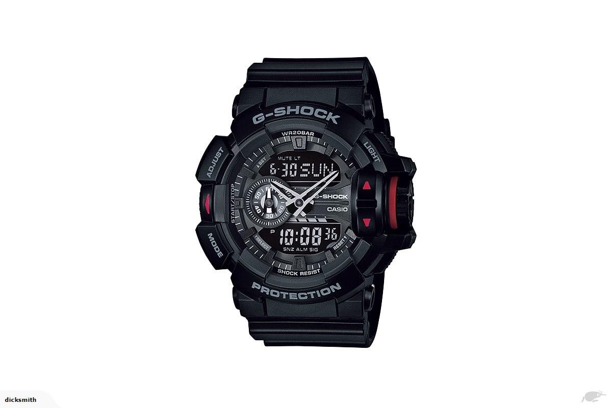 Casio G Shock Ana Digital Watch Red (GA400 1B)