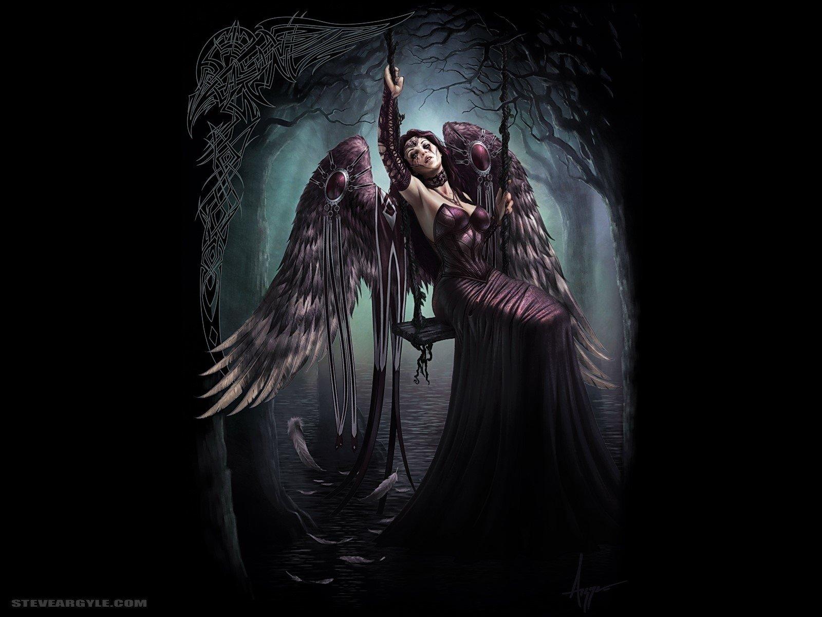 Gothic Angel Wallpapers and Backgrounds Image.