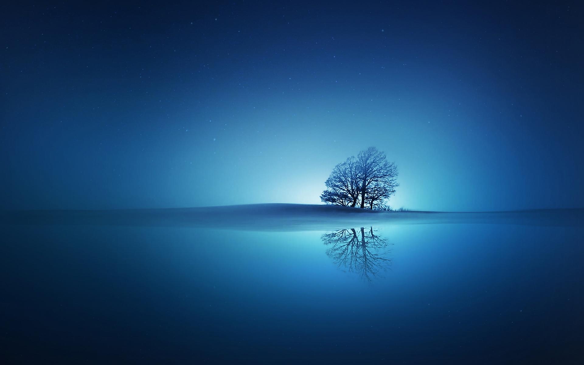 Blue Reflections Wallpaper in jpg format for free download