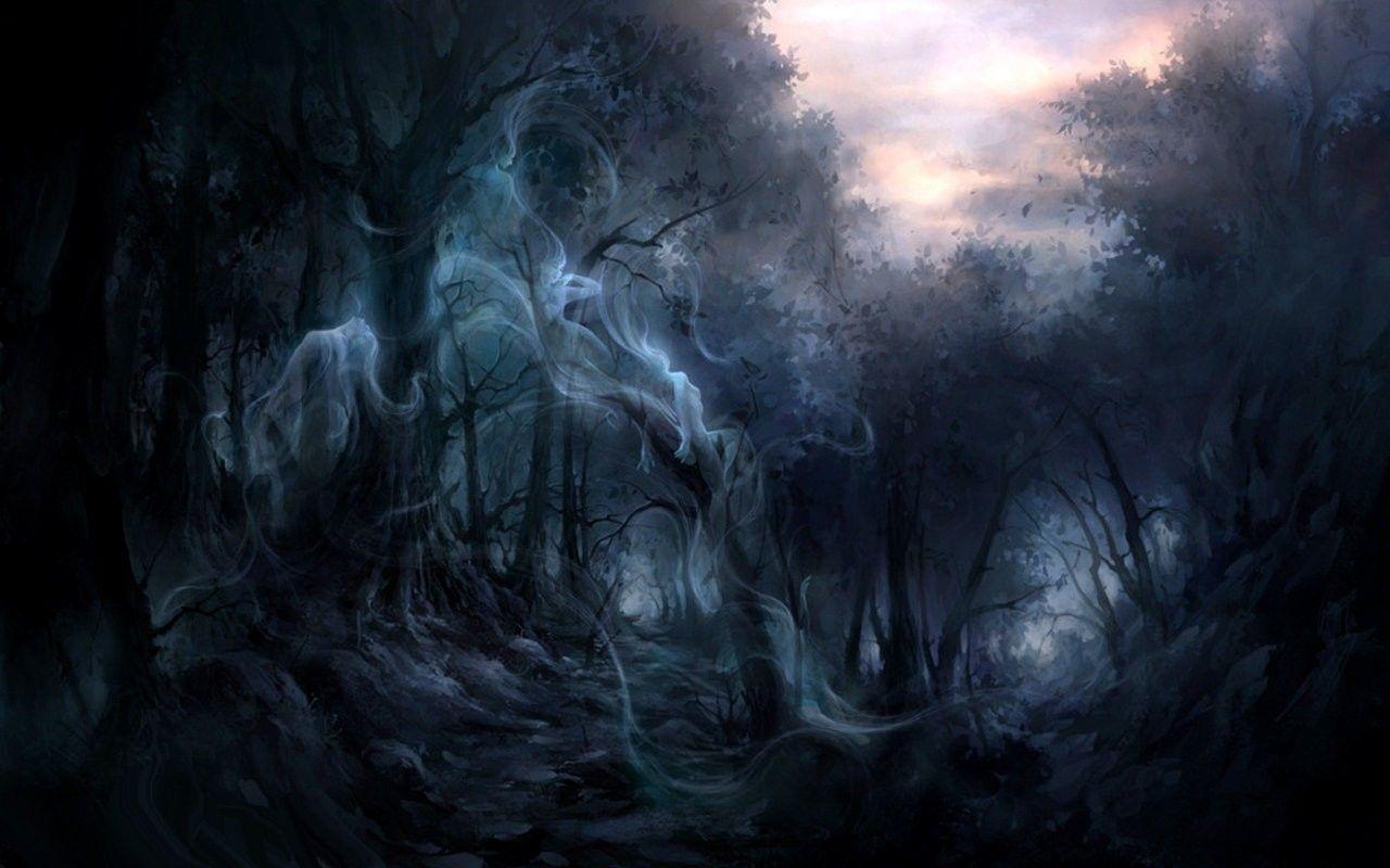 Ghost Forest Night Wallpaper Free Ghost Forest Night