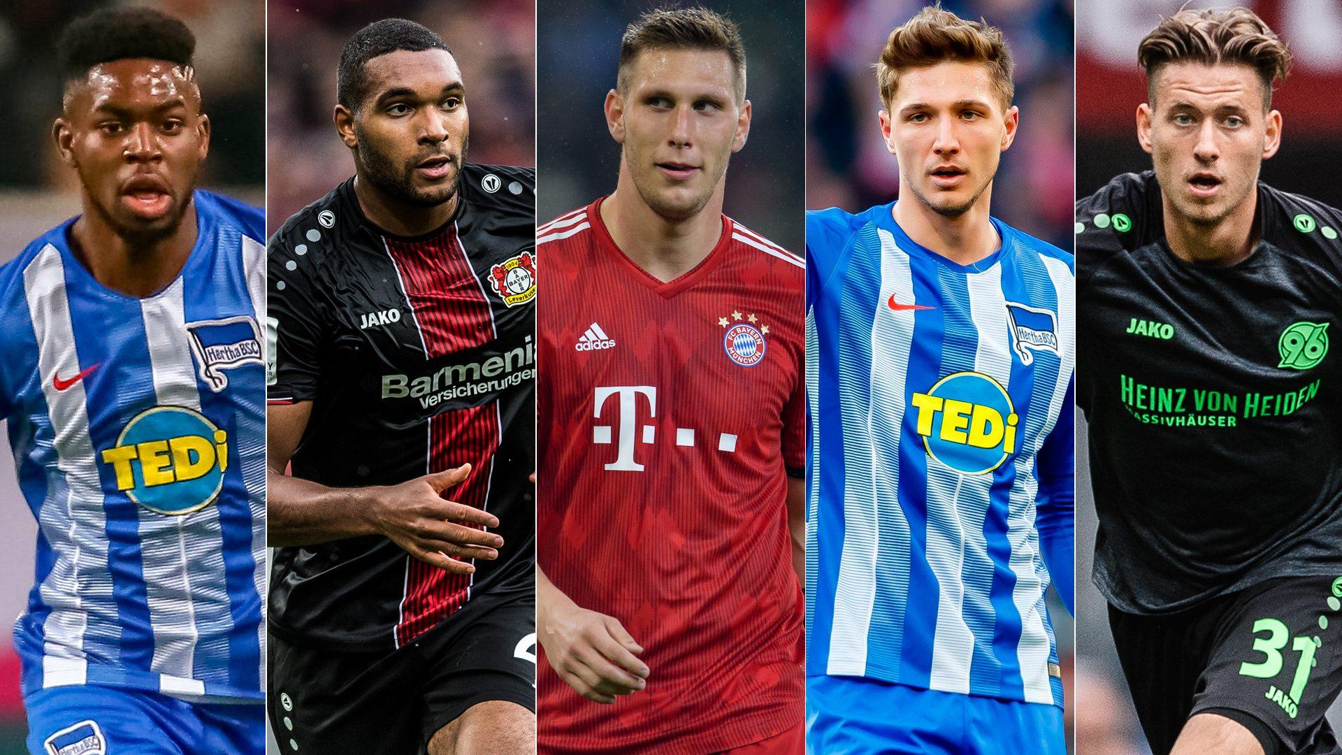 Bundesliga. Niklas Süle, Jonathan Tah and Germany's emerging