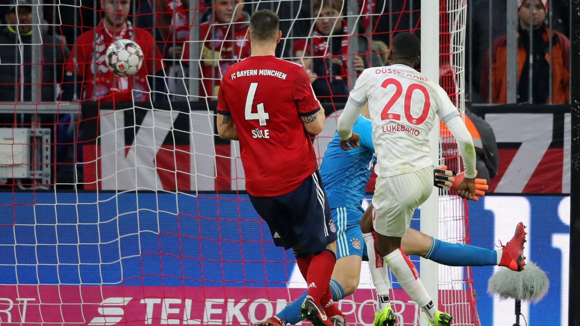 Bayern Munich 3 Fortuna Dusseldorf 3: Lukebakio treble cranks