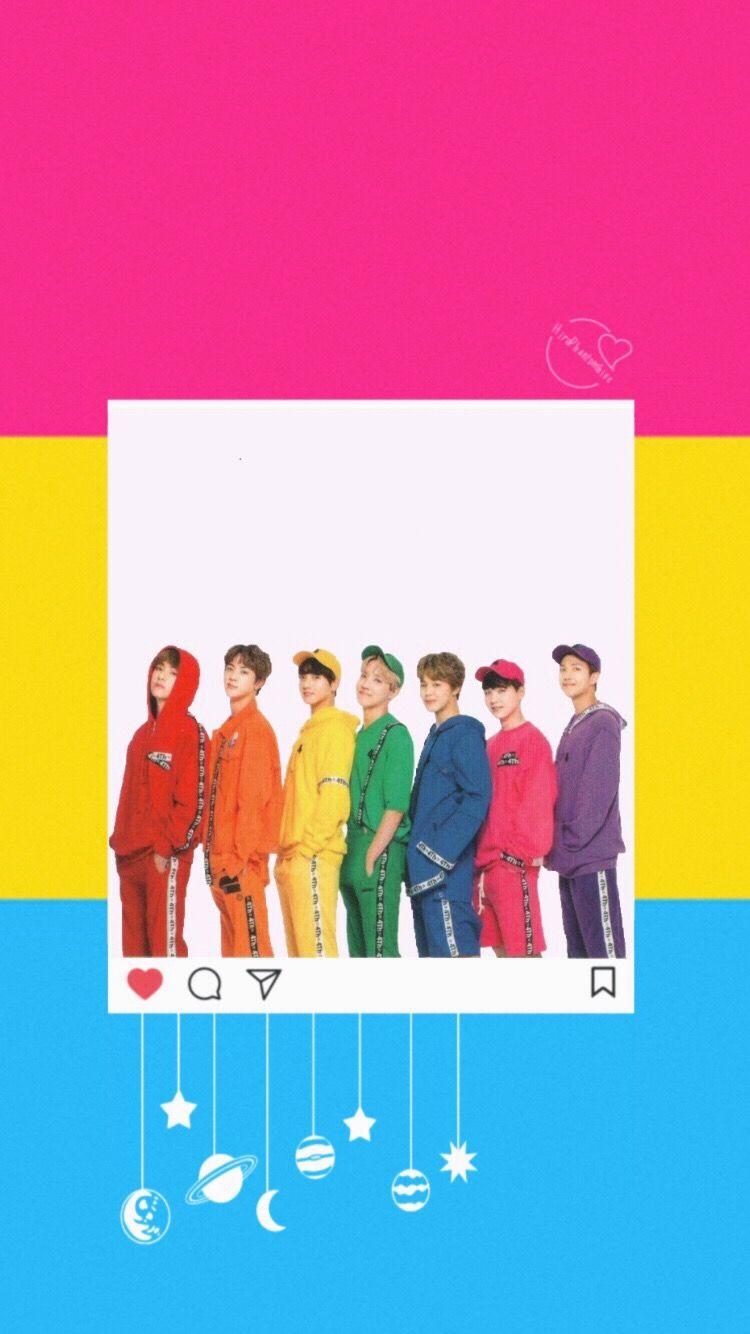 BTS Pansexual Pride Wallpaper! ????freetoedit pridemo