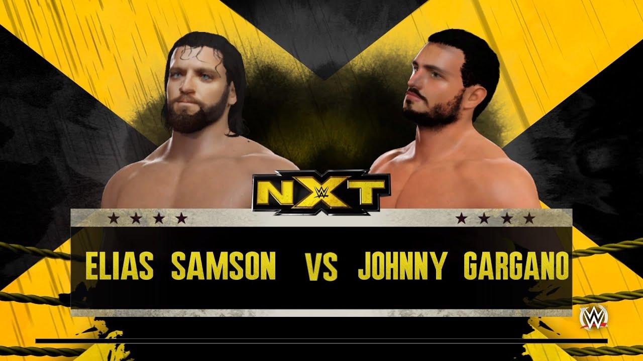 NXT 3 23 16 Johnny Gargano Vs Elias Samson 2K16 Gameplay Results