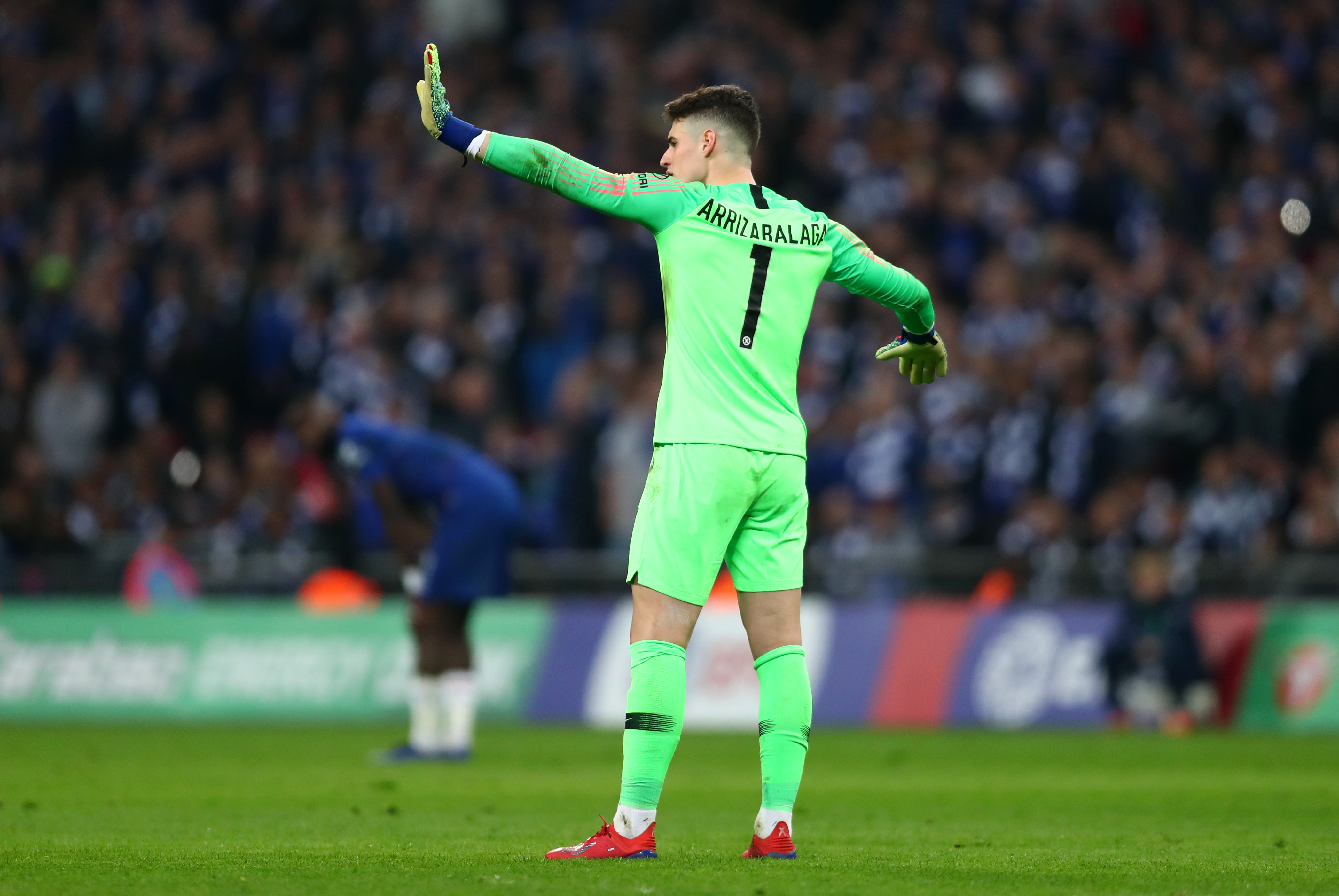 Was Kepa right or wrong to stay on the pitch?