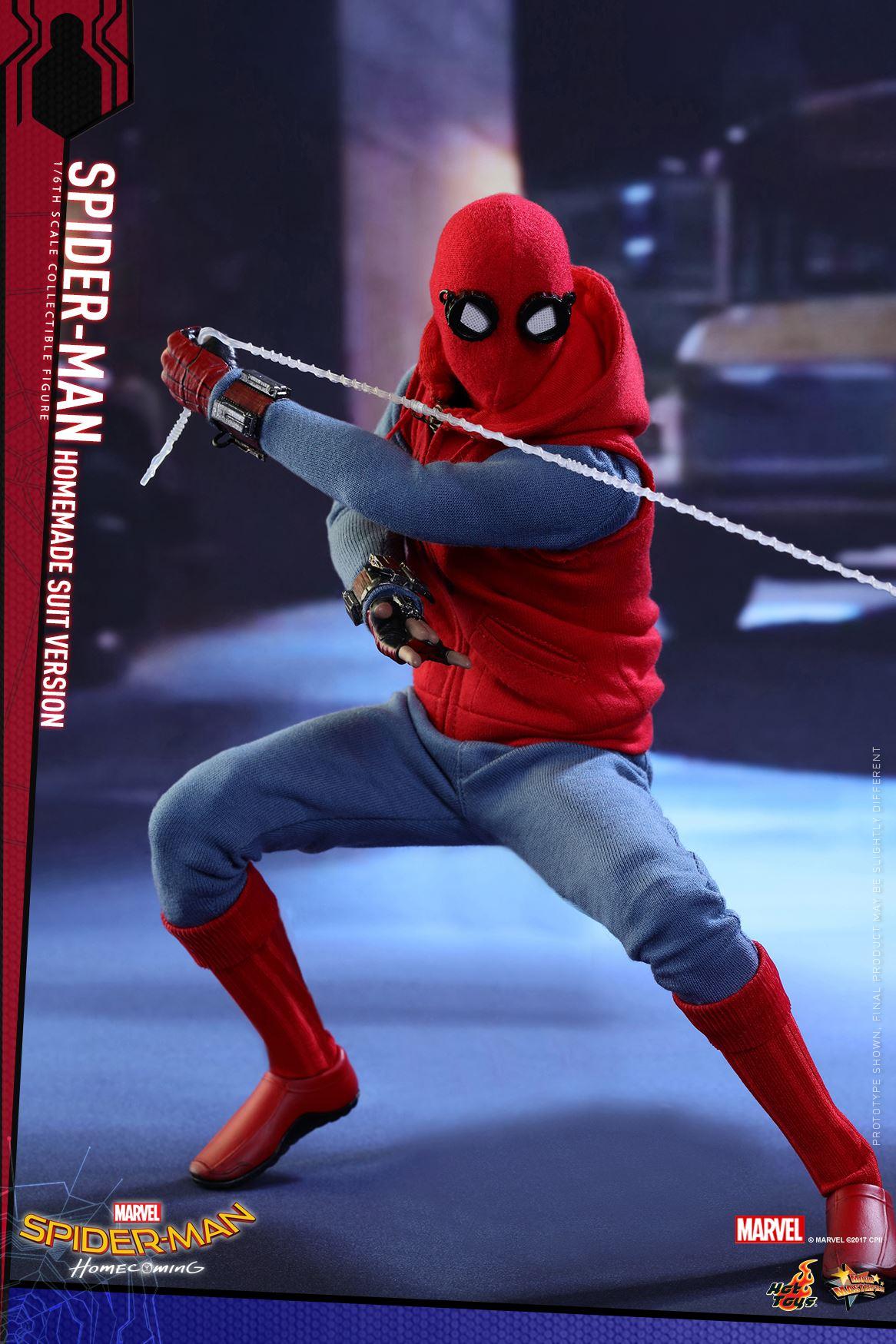Spider Man Homecoming Posters And Homemade Suit Toy