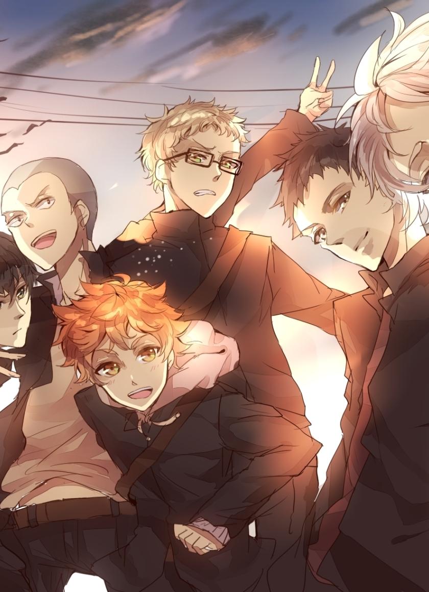 haikyuu, tobio kageyama, shouyou hinata 840x1160 Resolution