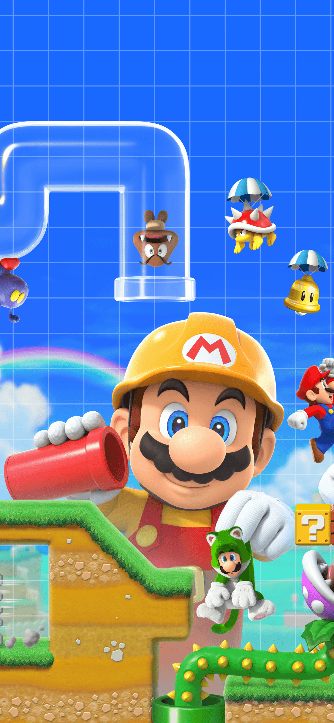 Video Game Super Mario Maker 2 (1125x2436) Wallpaper
