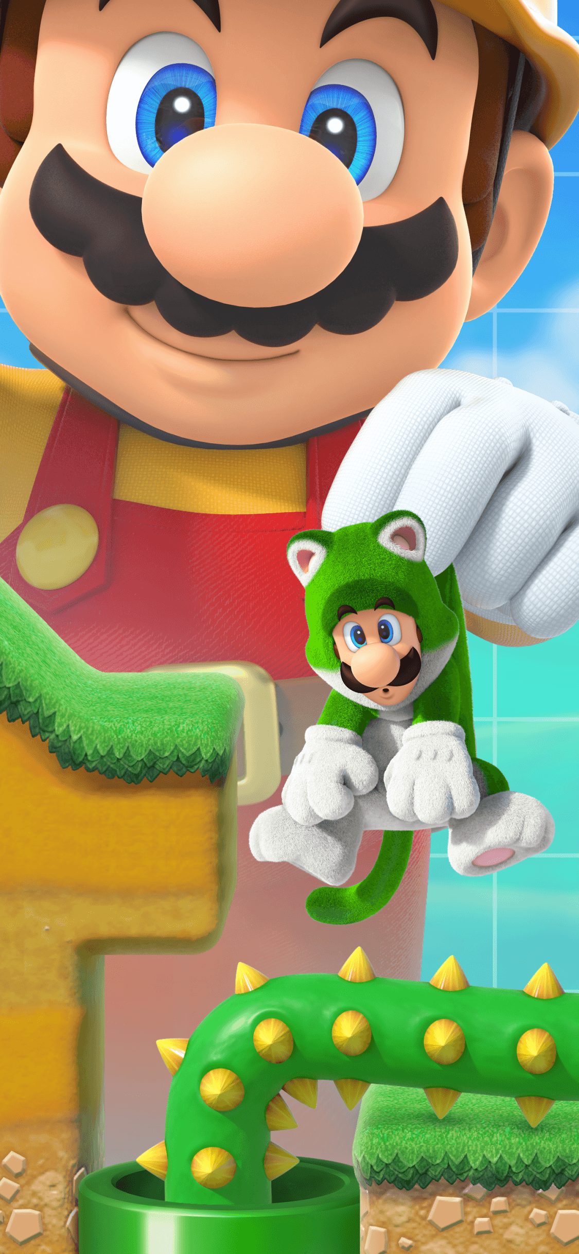 Video Game Super Mario Maker 2 (1125x2436) Wallpaper