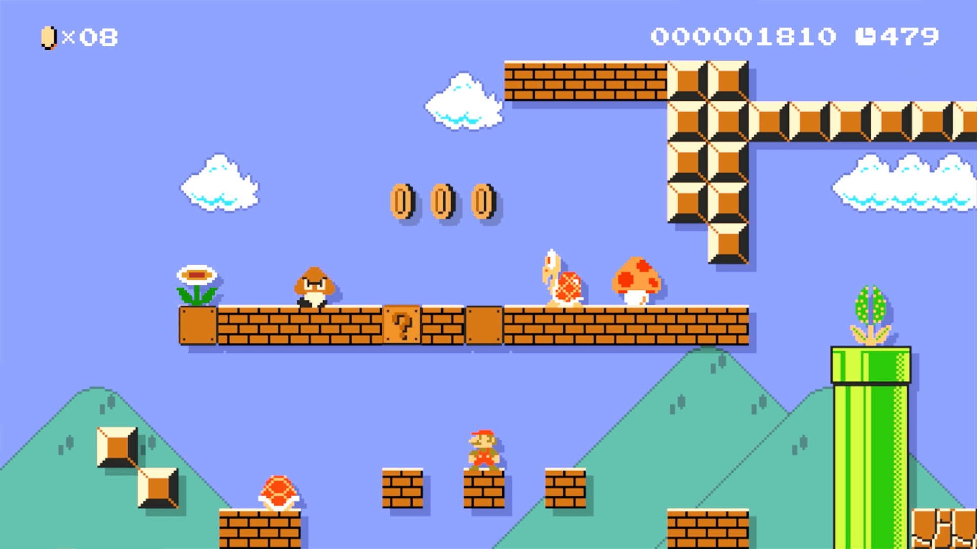 Super Mario Maker If 2, Land and Land 2 were included styles.
