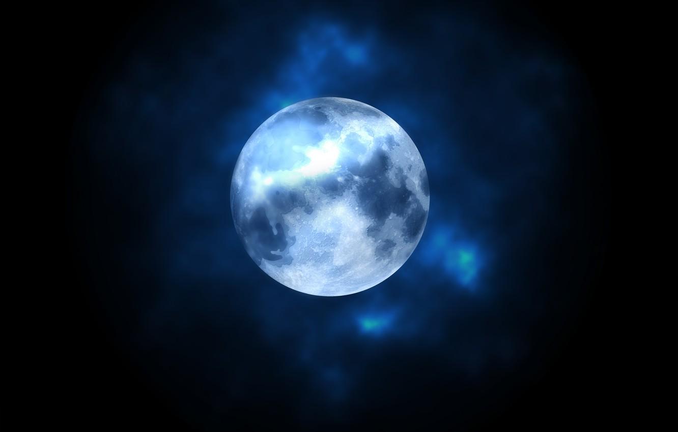 Wallpaper the sky, night, nature, background, Wallpaper, the moon