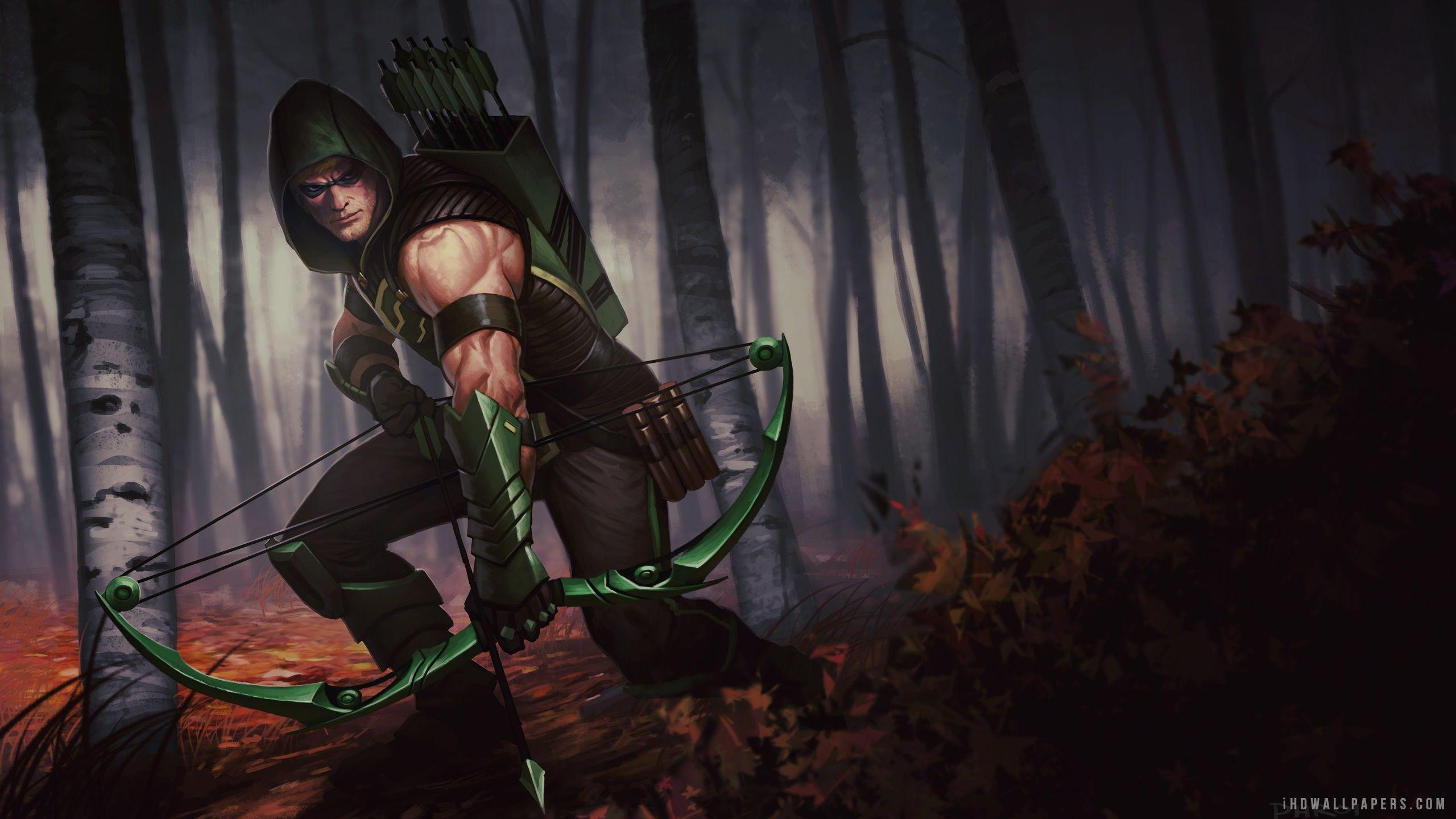 Green Arrow Logo Wallpaper