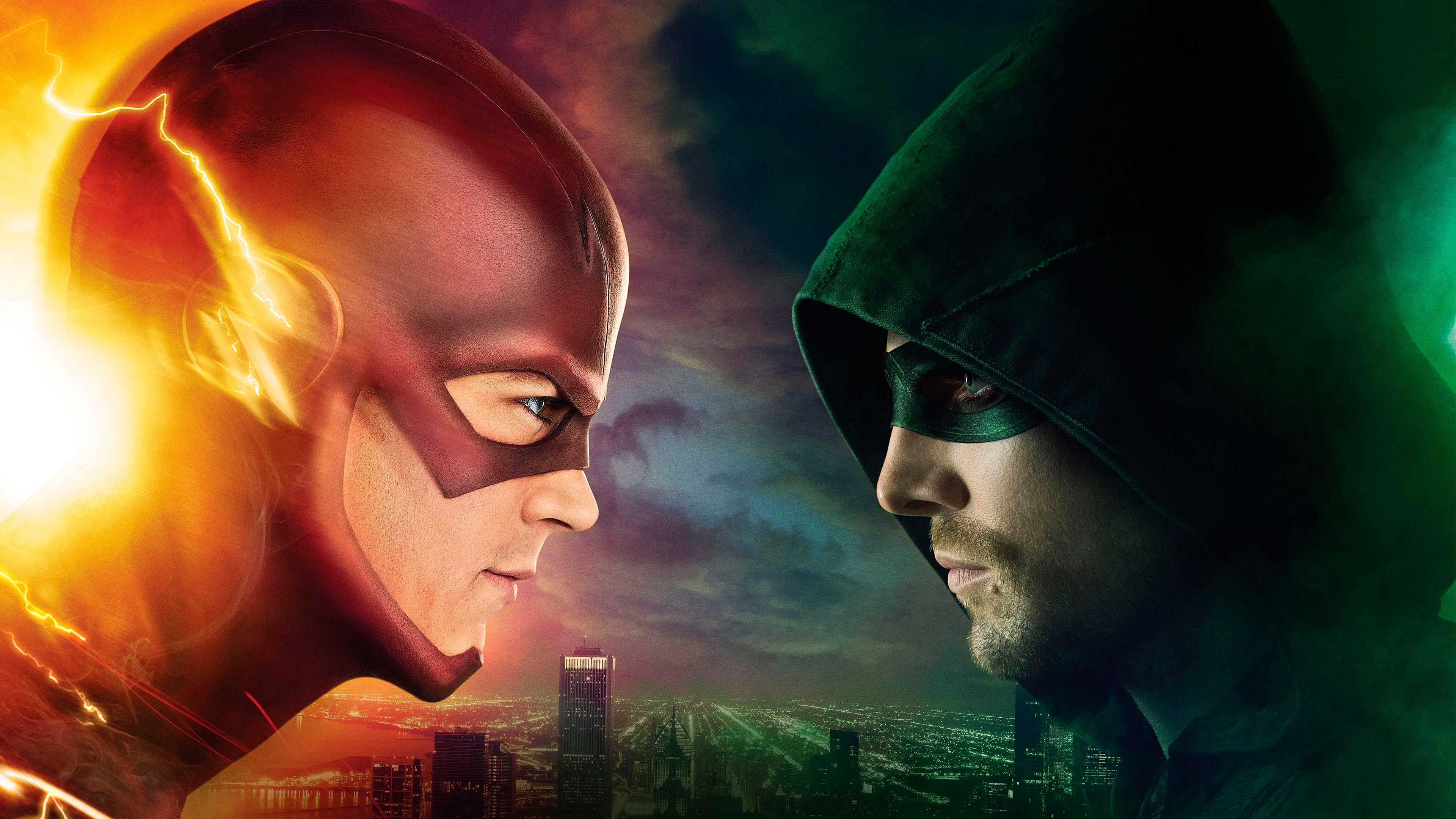 Arrow and Flash CW Wallpaper
