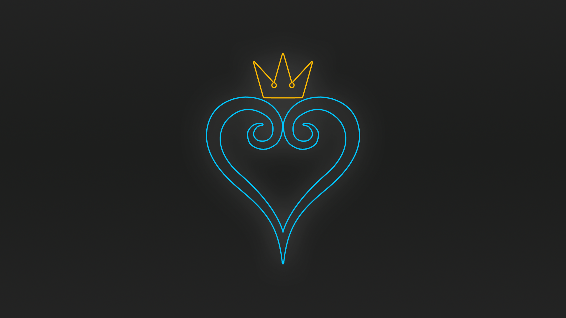 Kingdom Hearts Heart Crown Wallpaper [1920x1080]