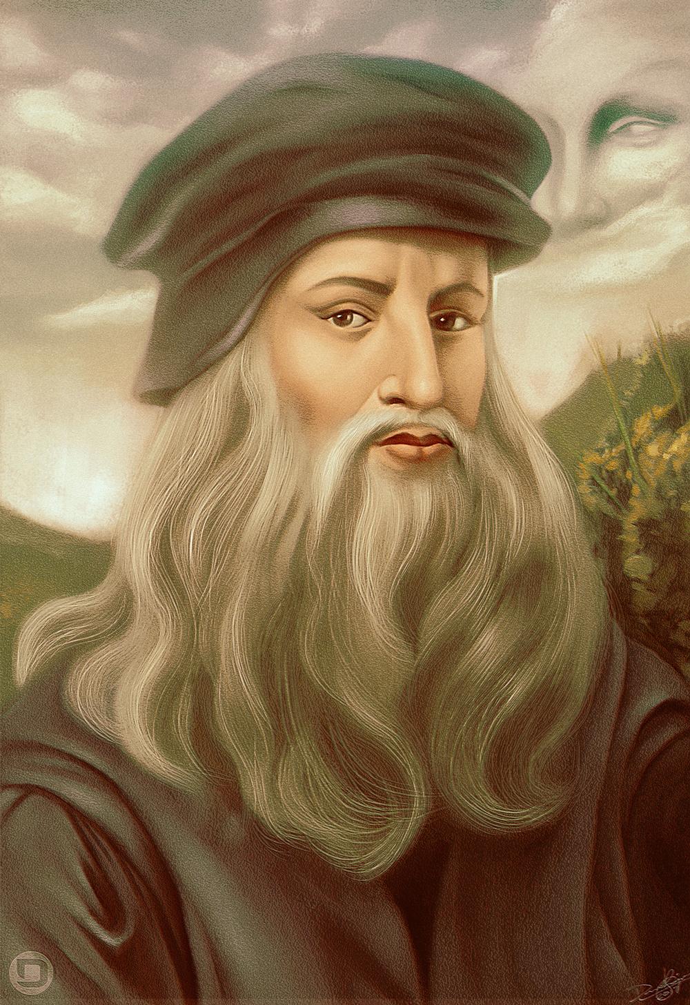 Leonardo Da Vinci Face Paintings