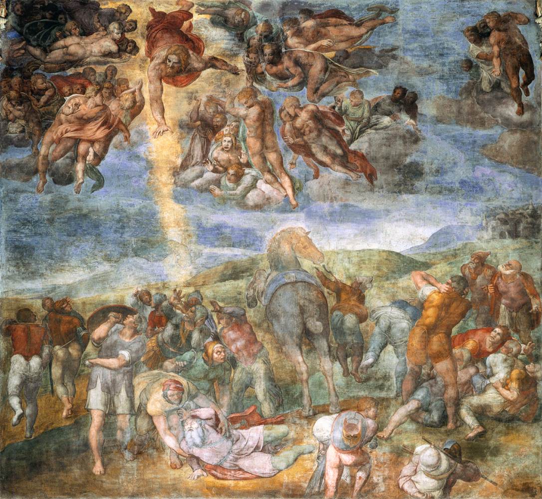 Michelangelo Vs. Leonardo Da Vinci Imágenes 1543 1545 Michelangelo