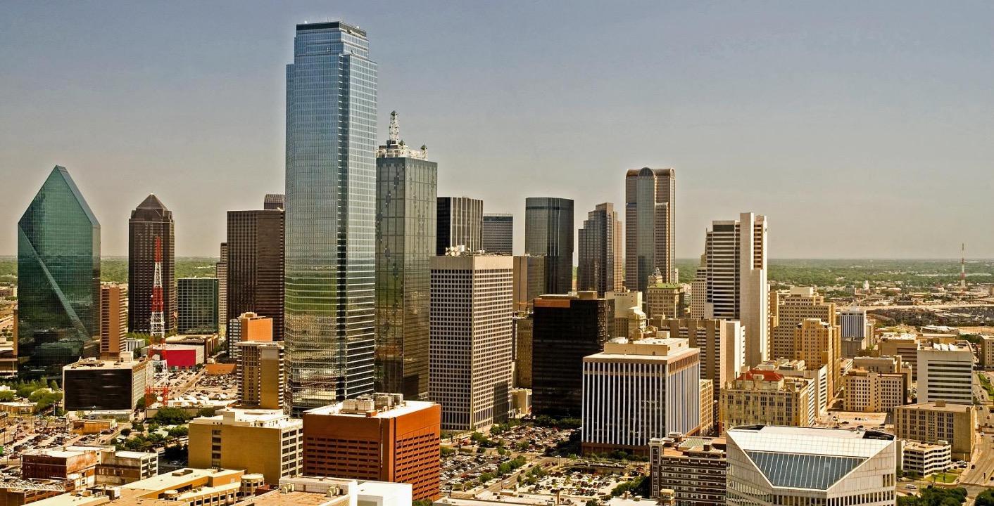 The Skyline of Dallas, Texas
