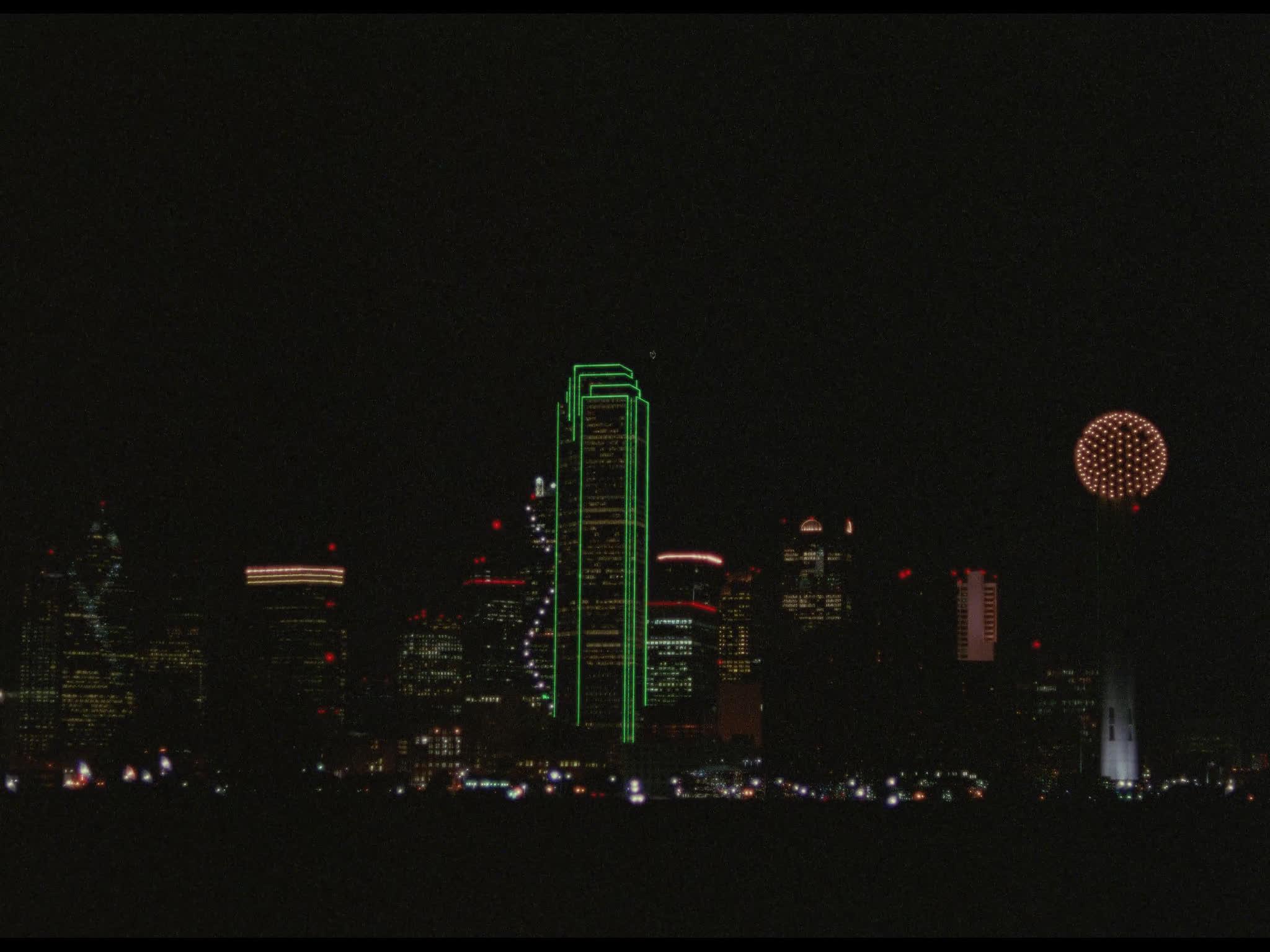 Dallas at Night. Archive Film Footage. R3el Footage Fanatics
