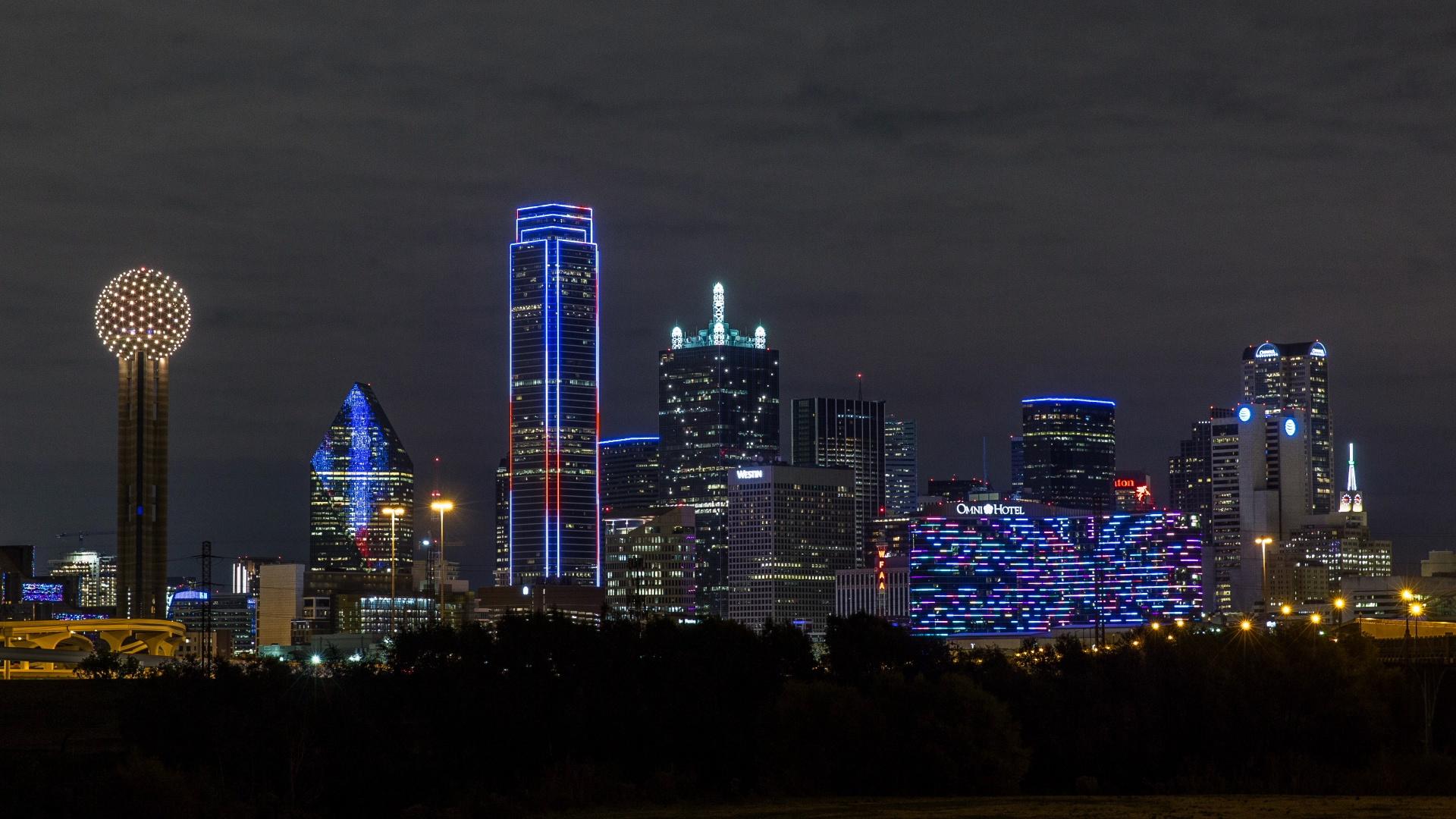 Dallas Skyline Timelapse HD & 4K Stock Footage