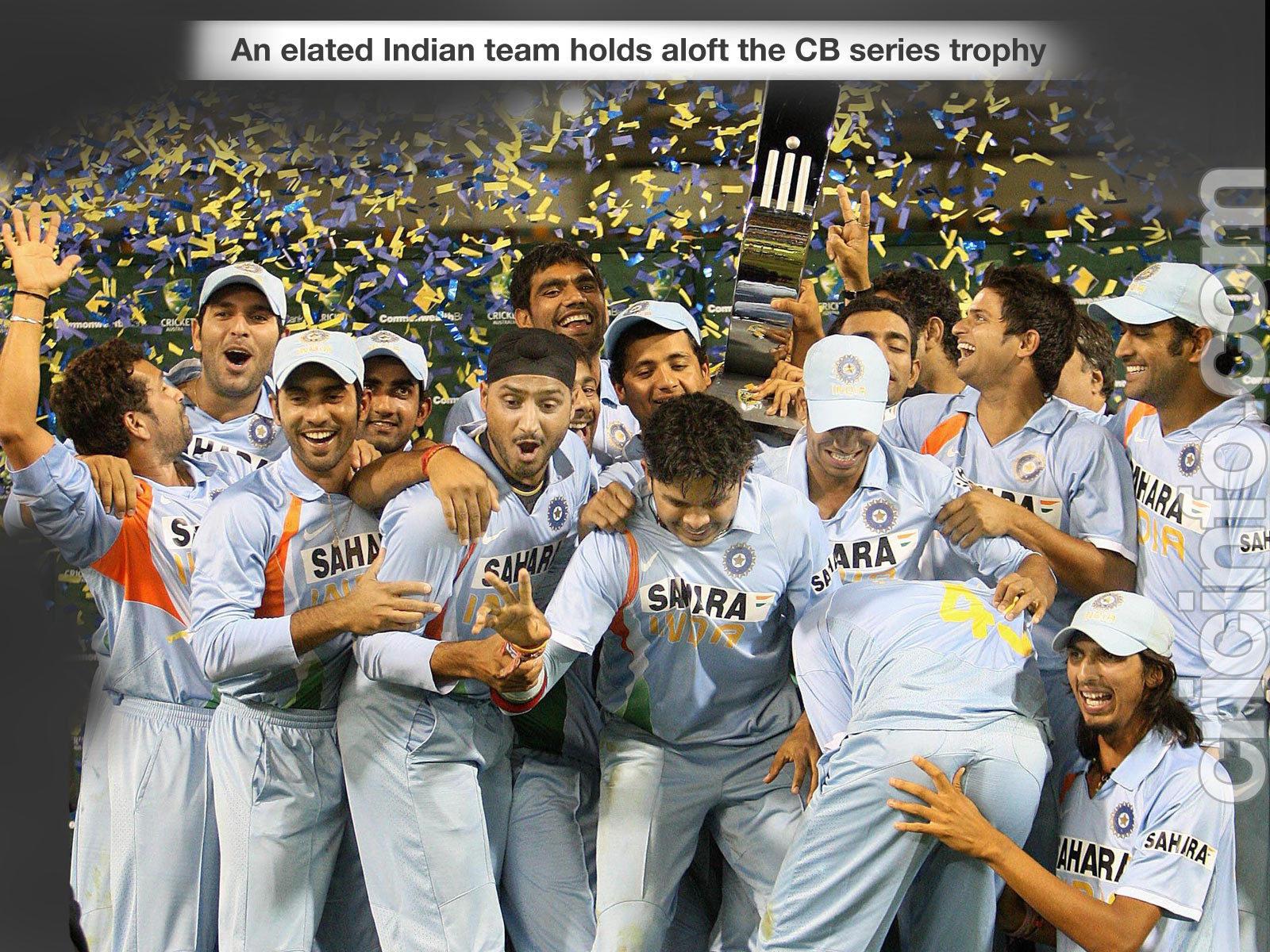 Happy indian team Cricket team Photo