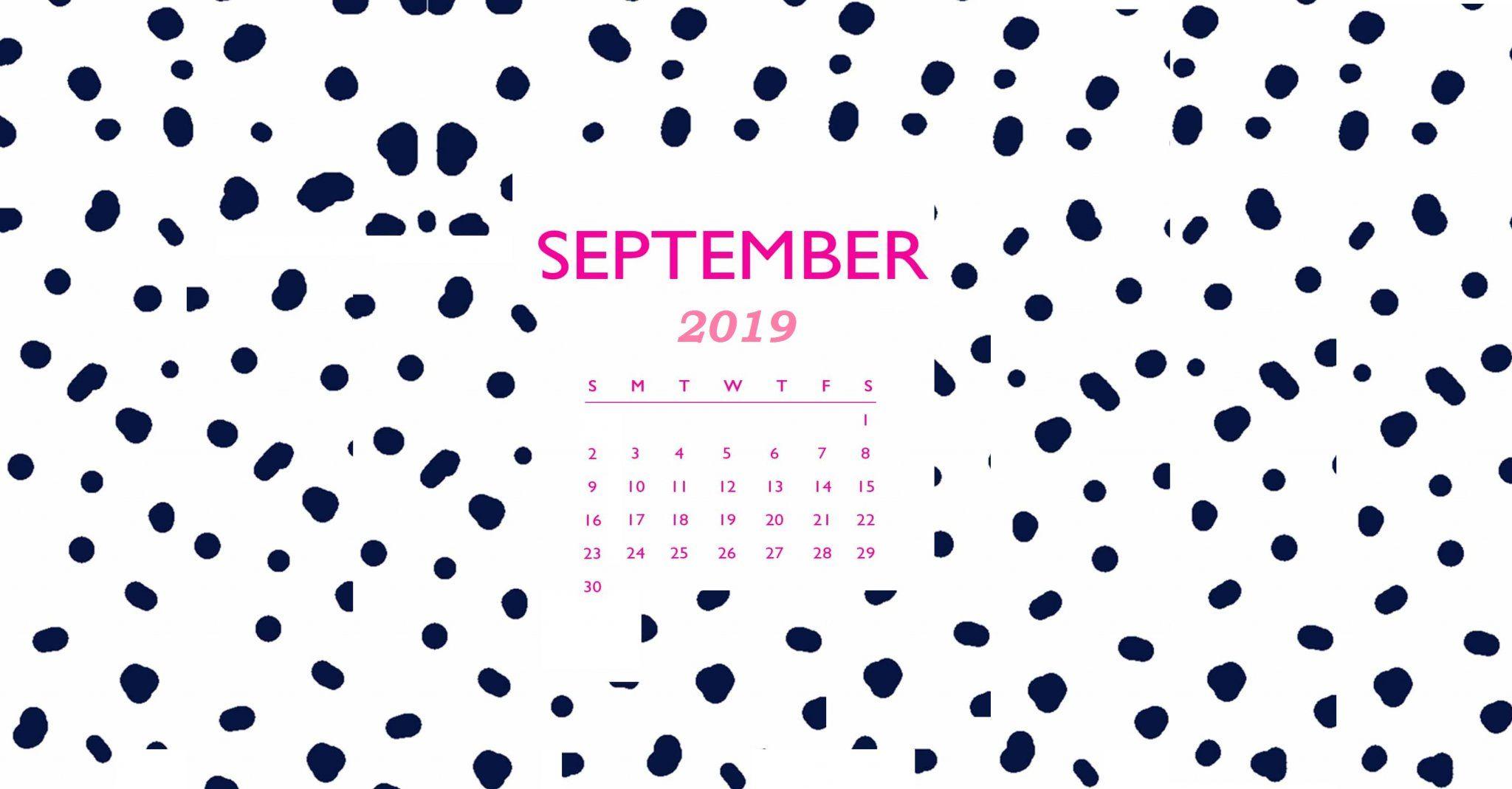 Free September 2019 HD Calendar Wallpapers