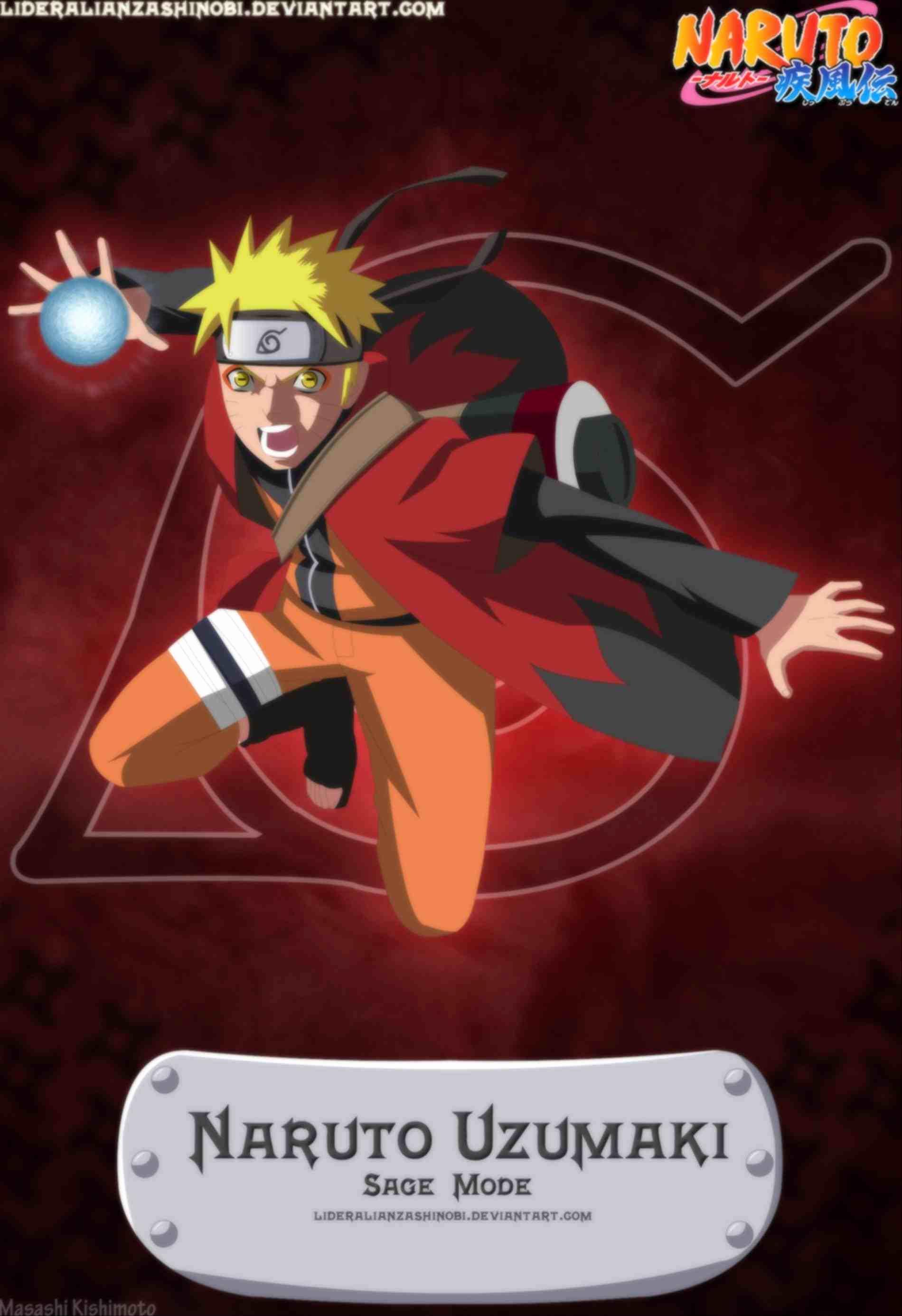 Naruto Uzumaki Sage Mode Picture As Wallpaper HD