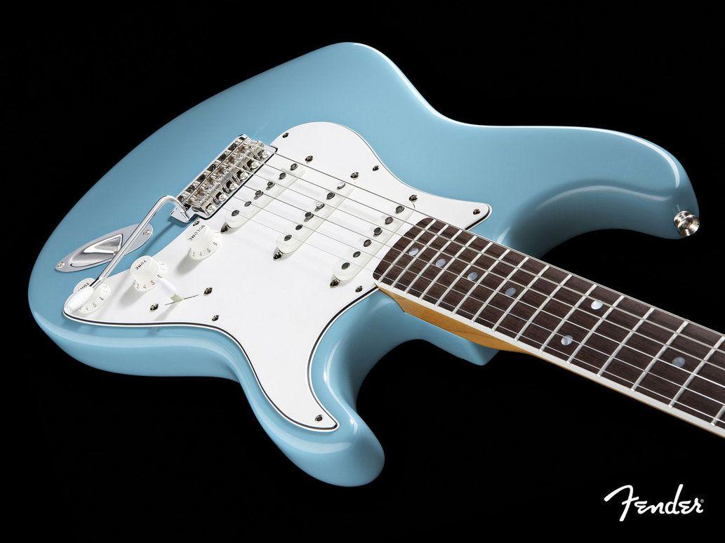 Blue Fender Stratocaster Wallpaper