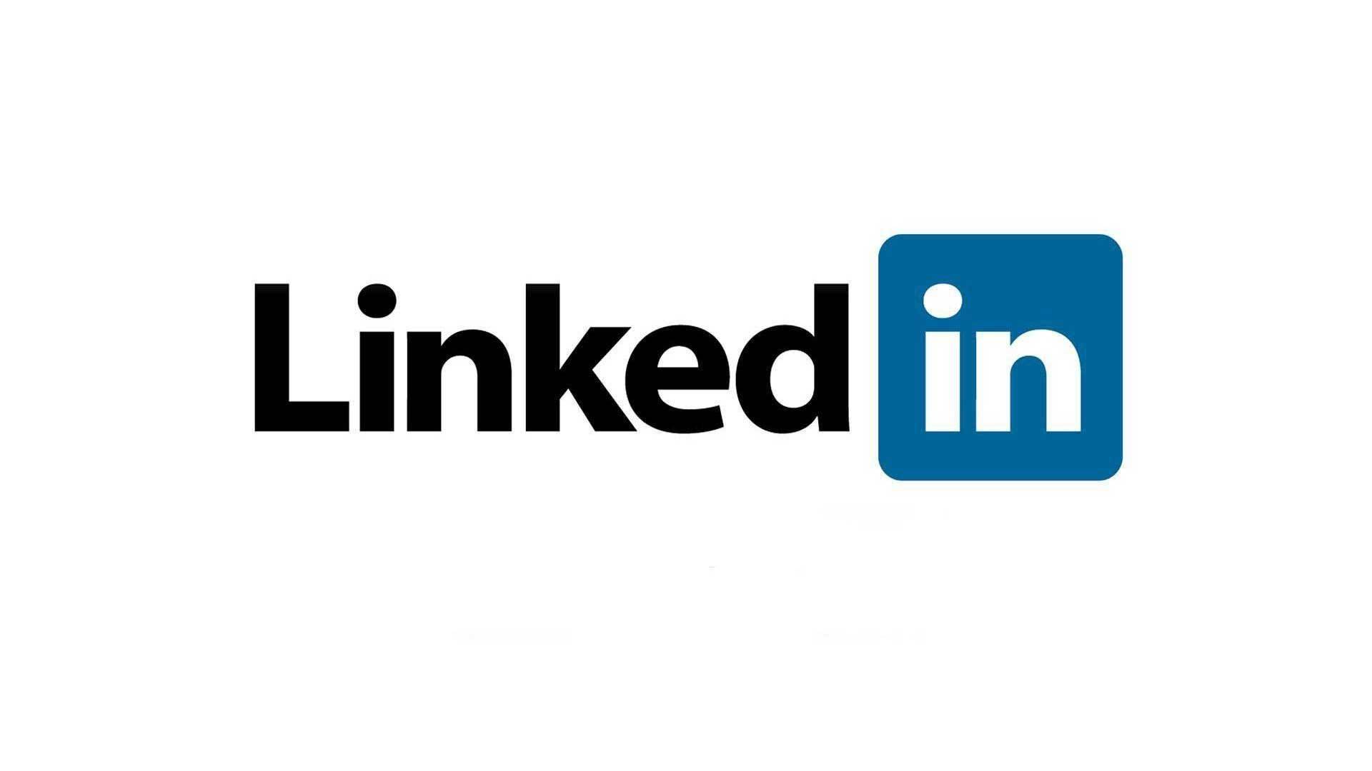 LinkedIn Logo Desktop Wallpaper 65635 1920x1080px