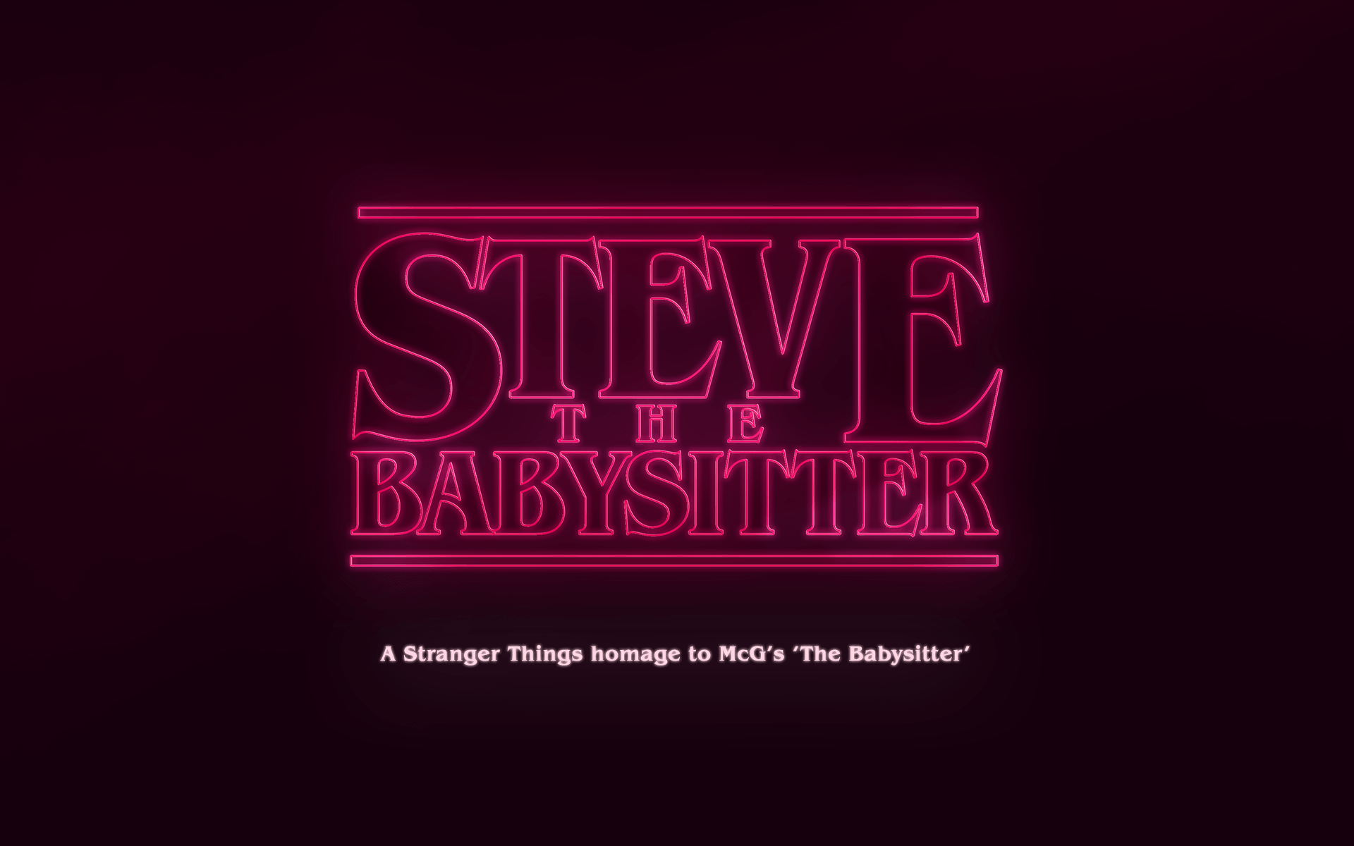 Steve The Babysitter