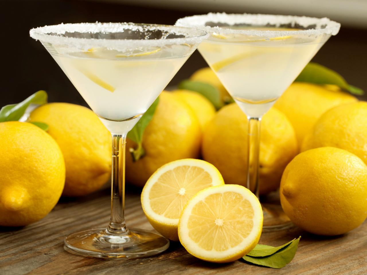 Cocktail With Lemon Wallpaper High Quality