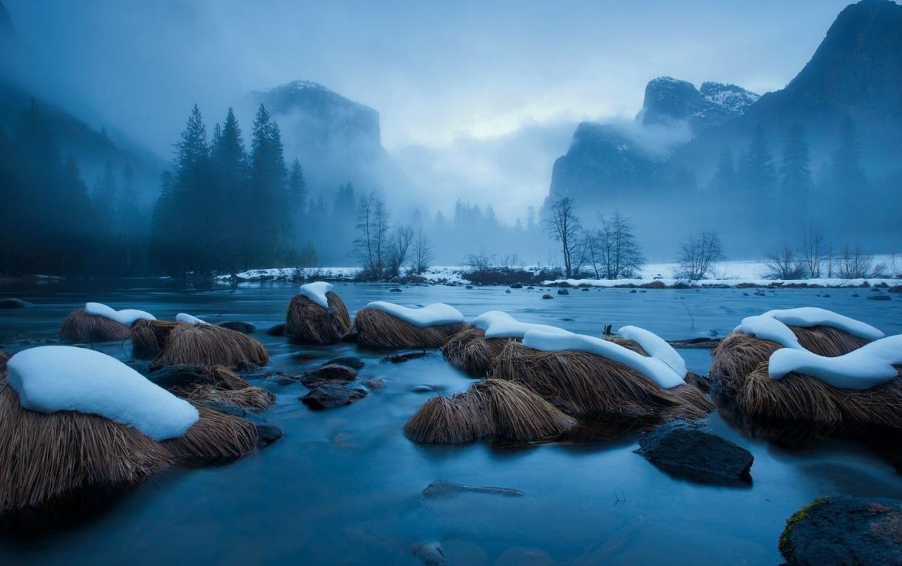 Yosemite National Park Winter wallpaper. Yosemite National Park Winter