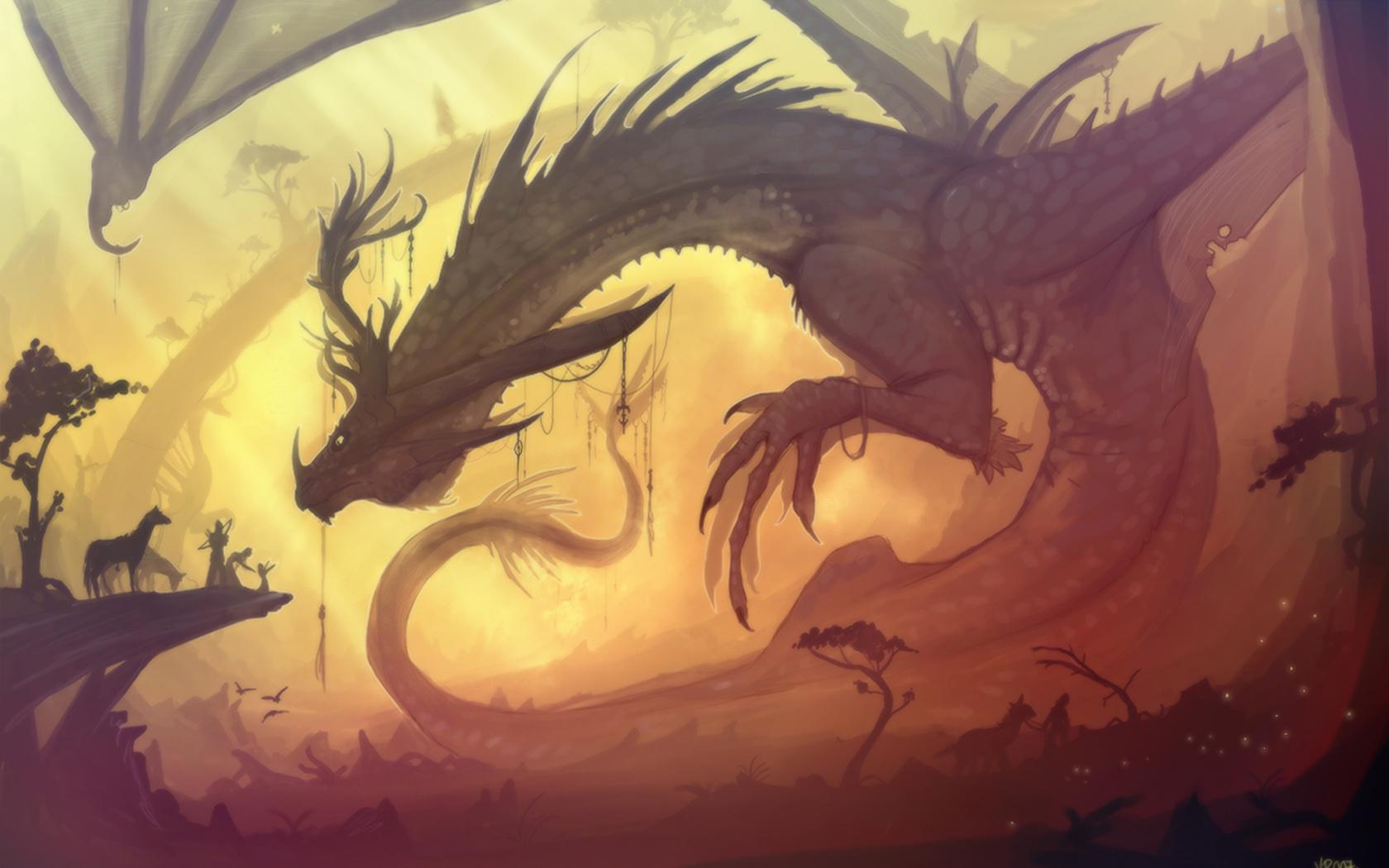 fantasy, dragons, fantasy art wallpaper