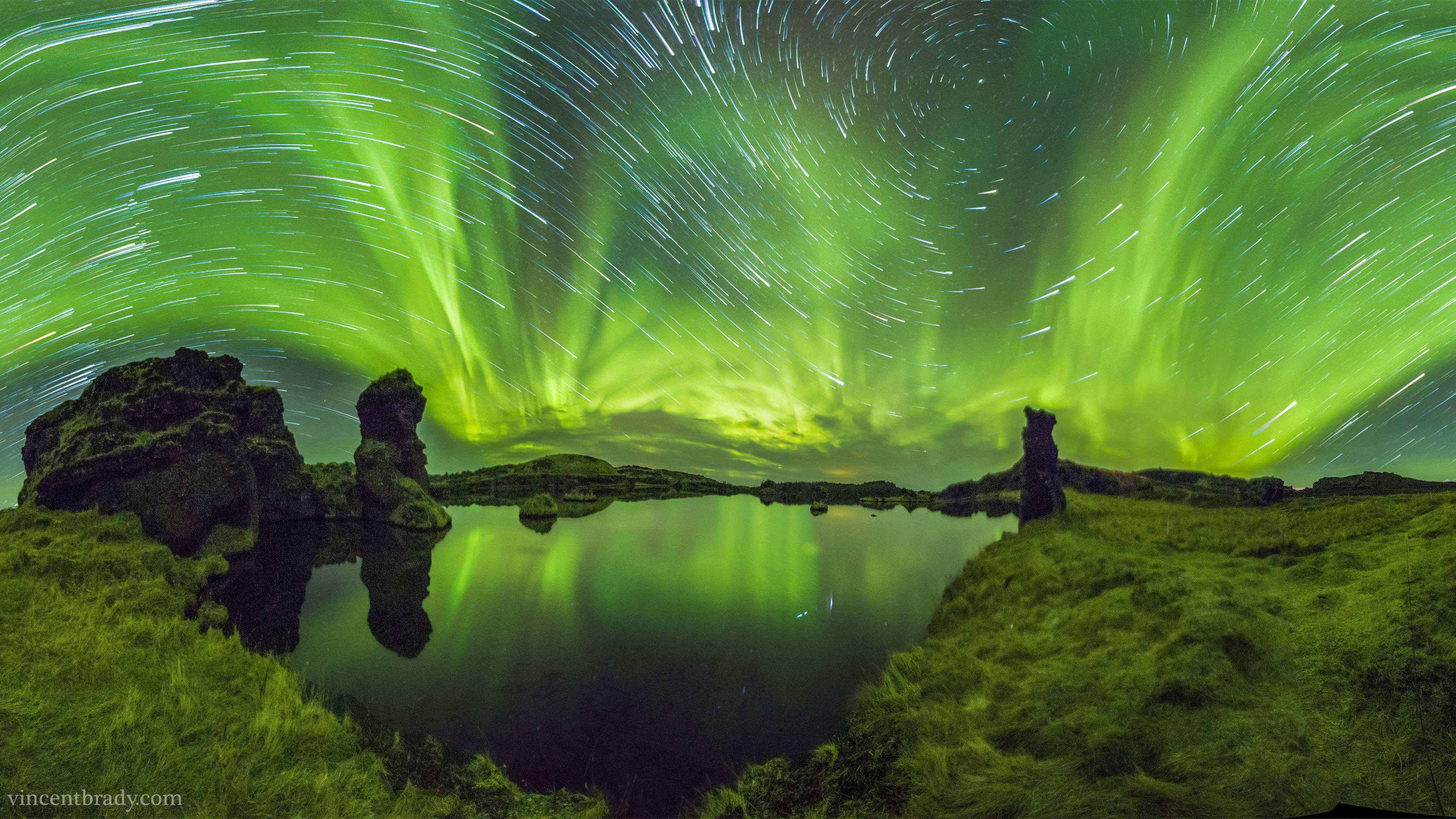APOD: 2015 May 18 and Star Trails over Iceland