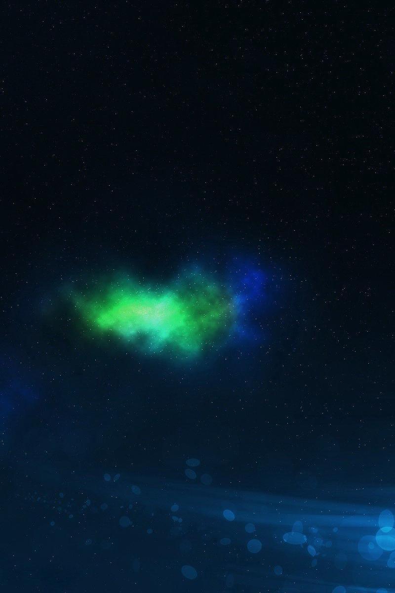 Download wallpaper 800x1200 cosmos, nebula, star, trails, rays