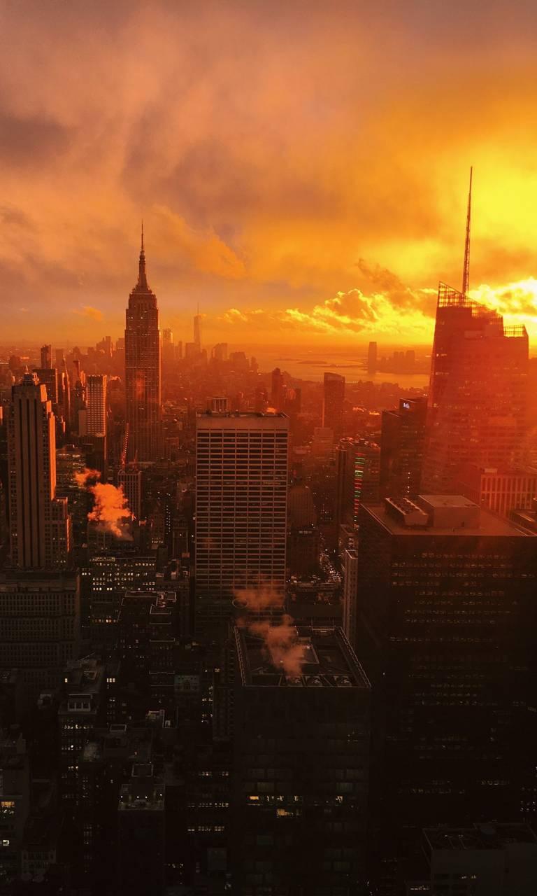New York Sunrise Wallpaper