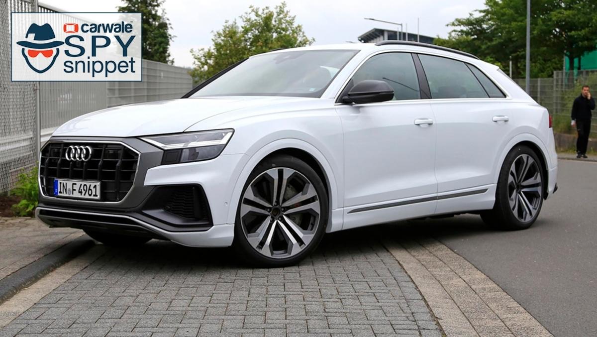 Audi SQ8 spied undisguised